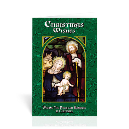 Christmas Wishes-Holy Family Greeting Card