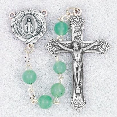 Light Adventurine Bead Rosary
