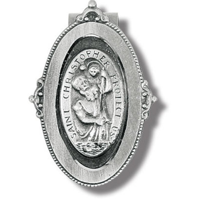 St. Christopher Visor Clip