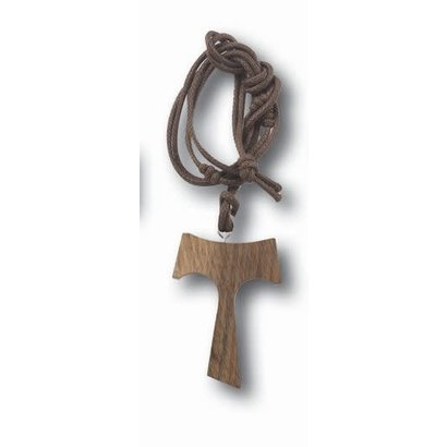 2" Franciscan Tau Cross on Cord