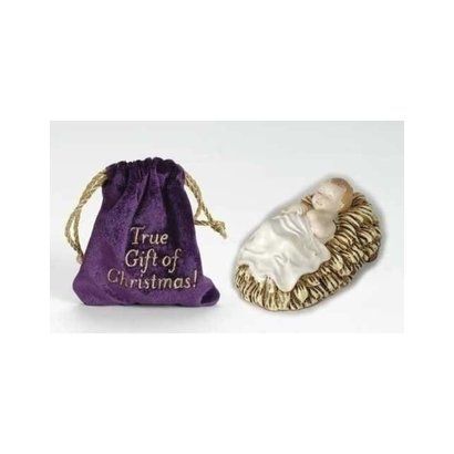 2"H Baby Jesus Pouch- True Gift of Christmas