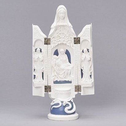 Triptych W/La Pieta 12.25"H