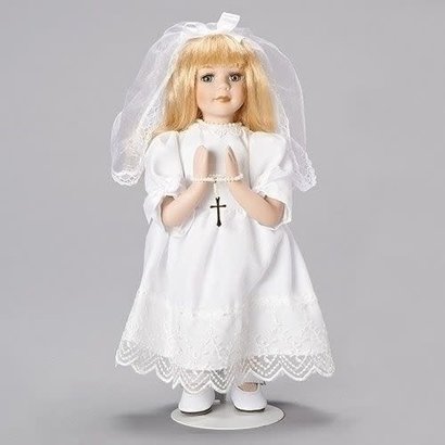 12"H Blonde Communion Figure