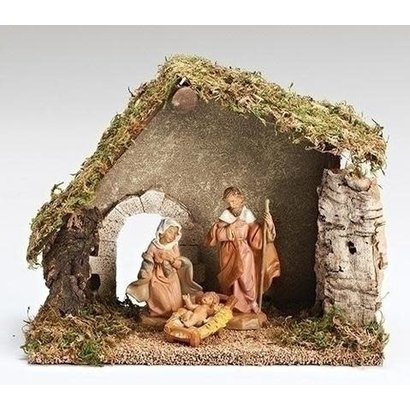 Nativity Set with 3 Figures, 5"