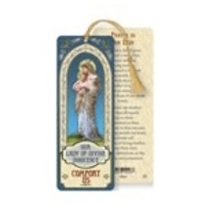 Our Lady of Divine Innocence Laminated Bookmark with Tassel