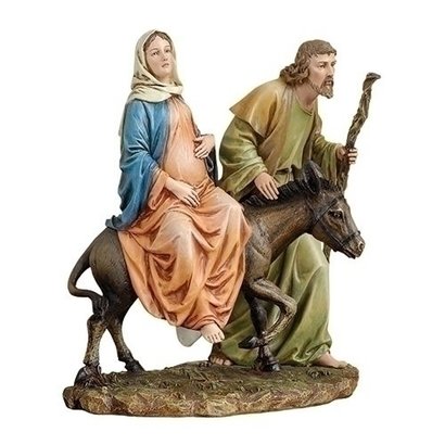 10"H La Posada Figure of the Holy Family