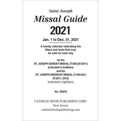 Missal Guide For 2021