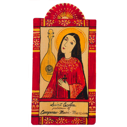 Saint Cecilia Small Size Retablos