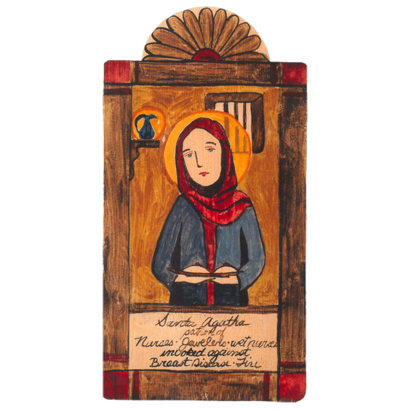 Saint Agatha Small Size Retablos