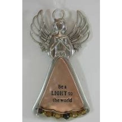 Angel Ornament, "Be a light to the world"