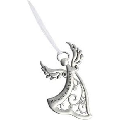 Angel Ornament, "May Angels Guide You Always"