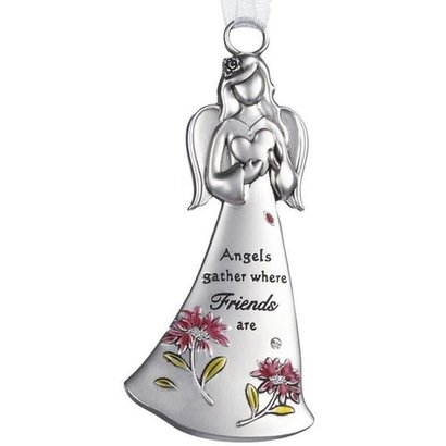Angels Gather Where Friends Are ornament