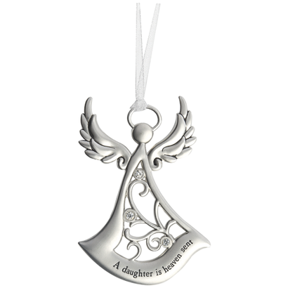 Angel Ornament- A daughter is heaven sent