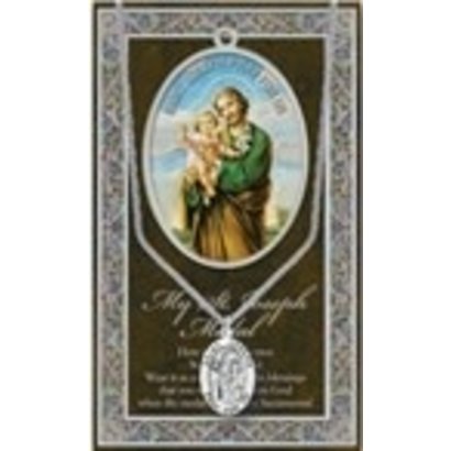 Genuine Pewter "My Saint Joseph Medal"