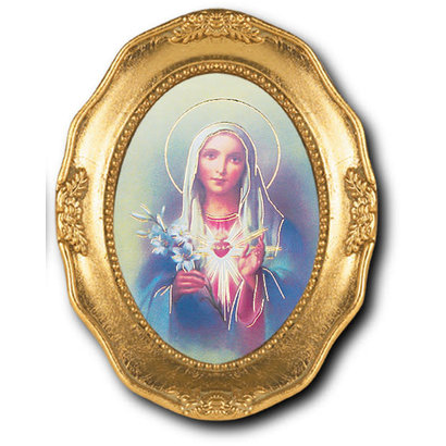 IMMACULATE HEART OF MARY GOLD LEAF FRAME
