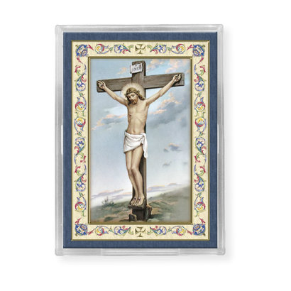 CRUCIFIXION ACRYLIC EASEL WITH MAGNET