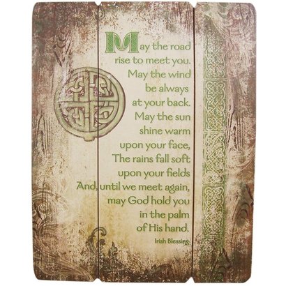 Irish Blessing Plaque, 15"
