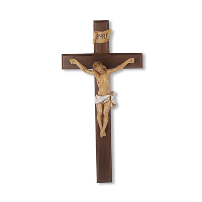 13" Dark Cherry Cross with Pellegrini Resin Corpus