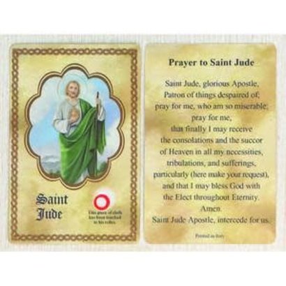 Relic Prayer Card-St. Jude