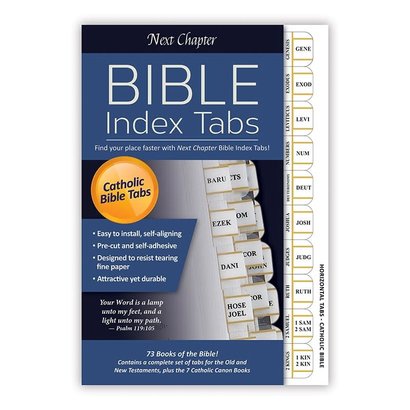 Bible Index Tabs, Horizontal
