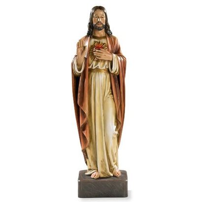 22.5" Sacred Heart Statue