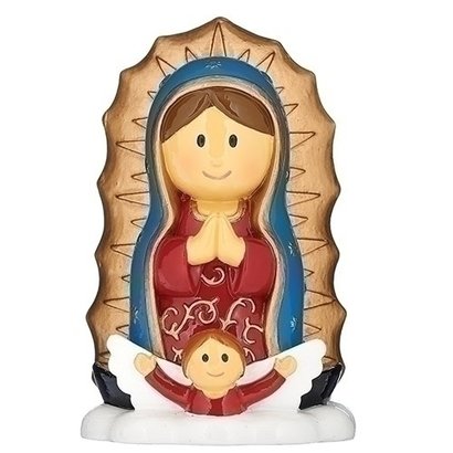 OUR LADY OF GUADALUPE FIGURE, 3.5"H