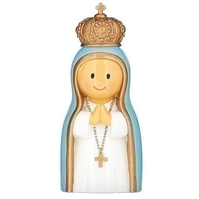 OUR LADY OF FATIMA FIGURE, 3.5"H