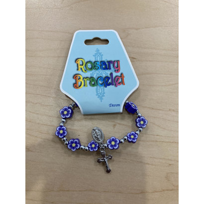 Amethys Rosary Bracelet