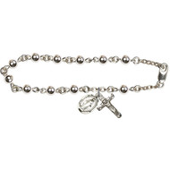 Rosary Bracelet , Sterling Silver