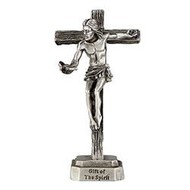 Gift of The Spirit  3" Pewter Crucifix with Confirmation Card