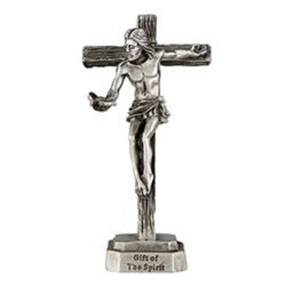 Gift of The Spirit 3" Pewter Crucifix with Confirmation Card