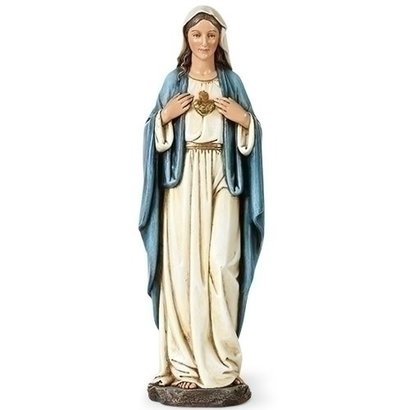 Immaculate Heart of Mary Figure 9.7"H