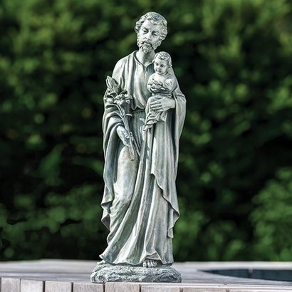 ST Joseph 20"H Garden Statue