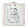 Baptized in Christ Photo Frame, Pink 4" x 4"