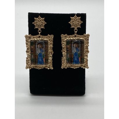 Madonna Vintage Dangle Earrings