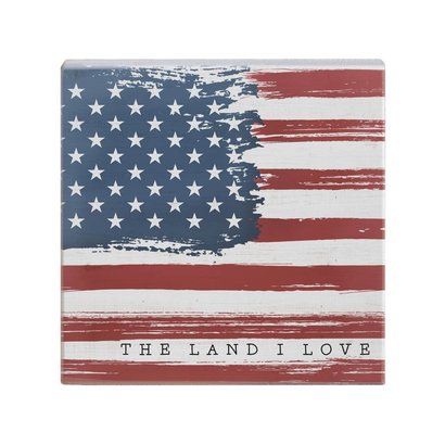 Land I Love Flag 12"x5.5"
