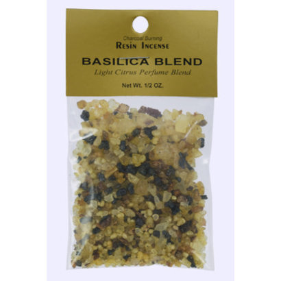 Basilica Blend Resin Incense 1/2 oz. Pkgs.