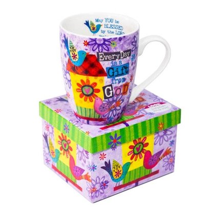 Ceramic Mug - Birdhouse Gift From God