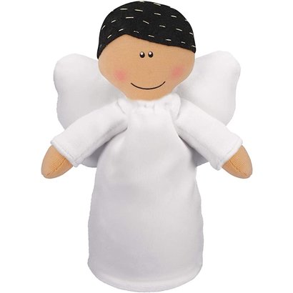 Angel Plush Doll-Boy with Black Hair