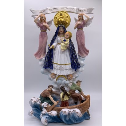 Caridad Del Cobre, 12"H Statue
