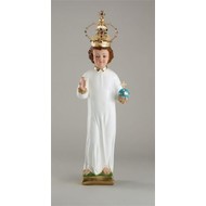 24" Infant of Prague to Dress with Metal Crown - Made in Italy