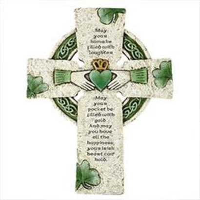 Irish Cross, 7.875"W x 10"H