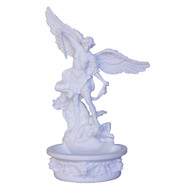 St. Michael Veronese font in all white, 8"