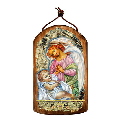 Blessing Angels Wooden Icon Ornament