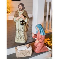 Mary Joseph and Baby Jesus Statement Nativity Set