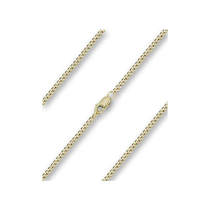 14kt Gold Filled Chain, Heavy Curb 18"