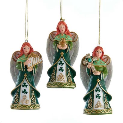 4" Irish Angel Ornament