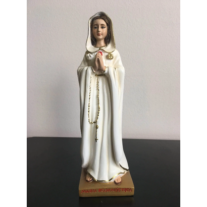 Rosa Mystica Statue 8", Hand Painted in South America