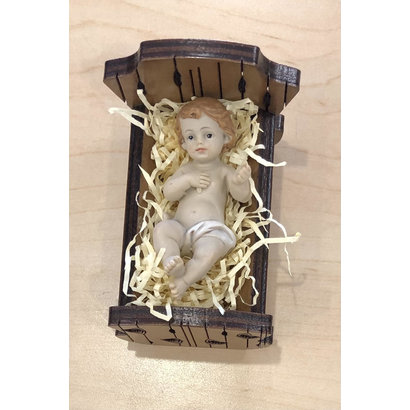 2.5" Removable Baby Jesus in Manger