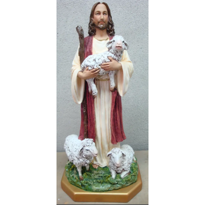 Good Shepherd 12" , Handpainted in South America